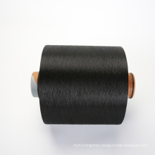 300D/96F Black HIM 100 PCT POLYESTER TEXTURED YARN DTY